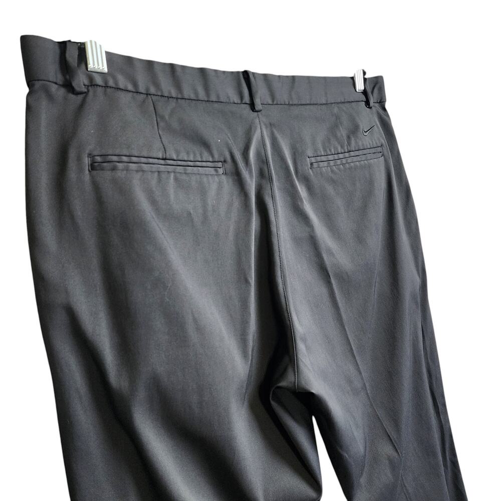 Nike Golf Mens Flex Dri Fit Golf Pant Size 38 X 32 Black Flat Front Standard Fit - Picture 7 of 15